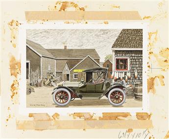 LESLIE SAALBURG (1897 - 1974) 1913 Chevrolet.
